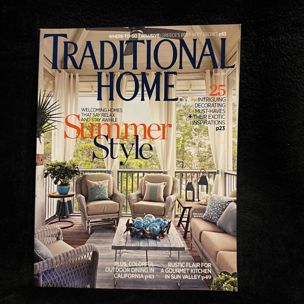 Traditional Home Magazine 2015 JuneEasy & Breezy Beach Retreat Third Times Charm